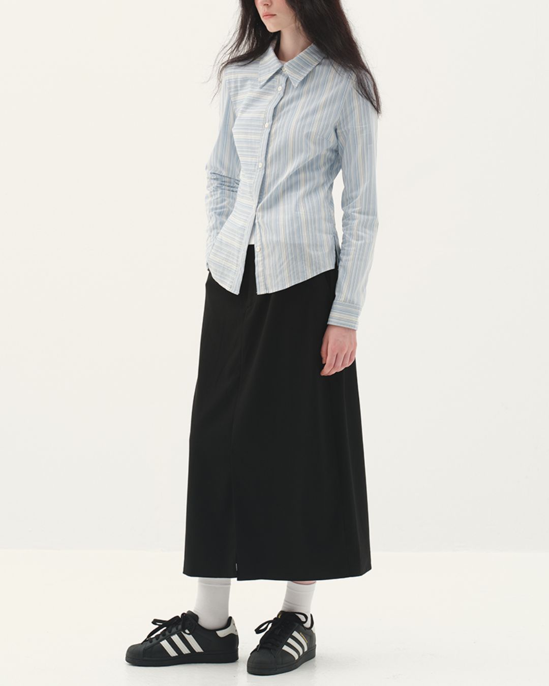 Front Slit Midi Tight Skirt SK002