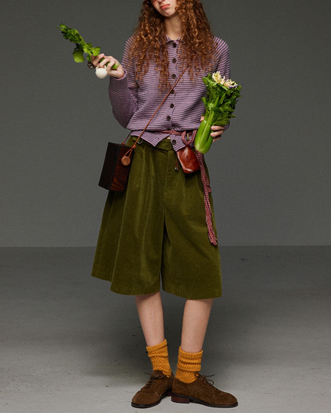 Retro Border Knit Cardigan KN036