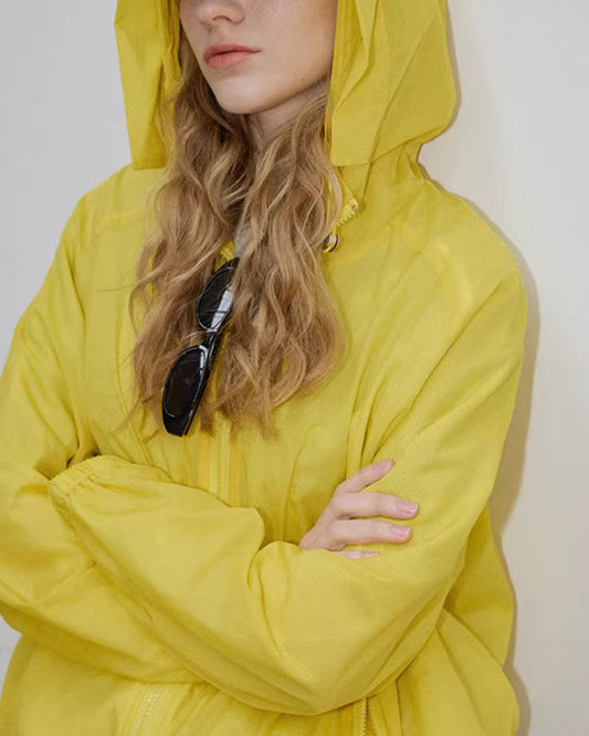 Nylon Short Hooded Jacket JK092