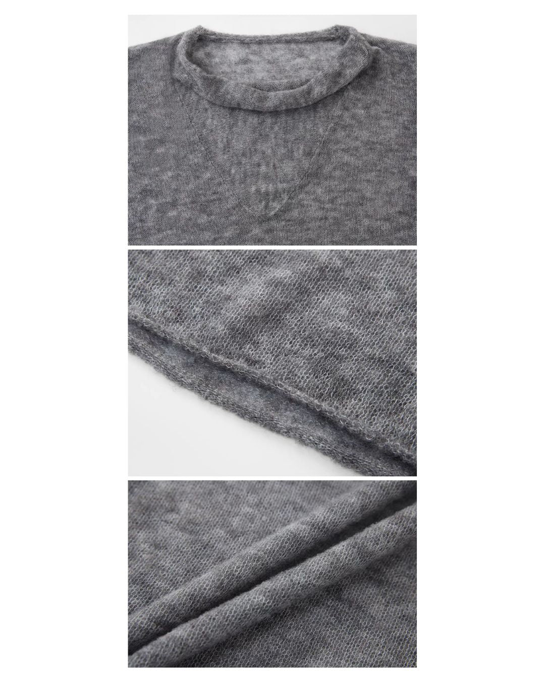 Drape Neck Relaxed Knit KN117