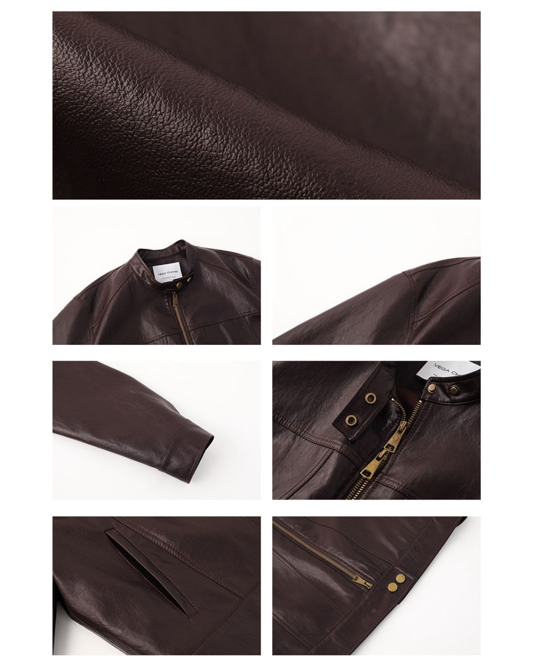 Vintage Short Leather Jacket JK083