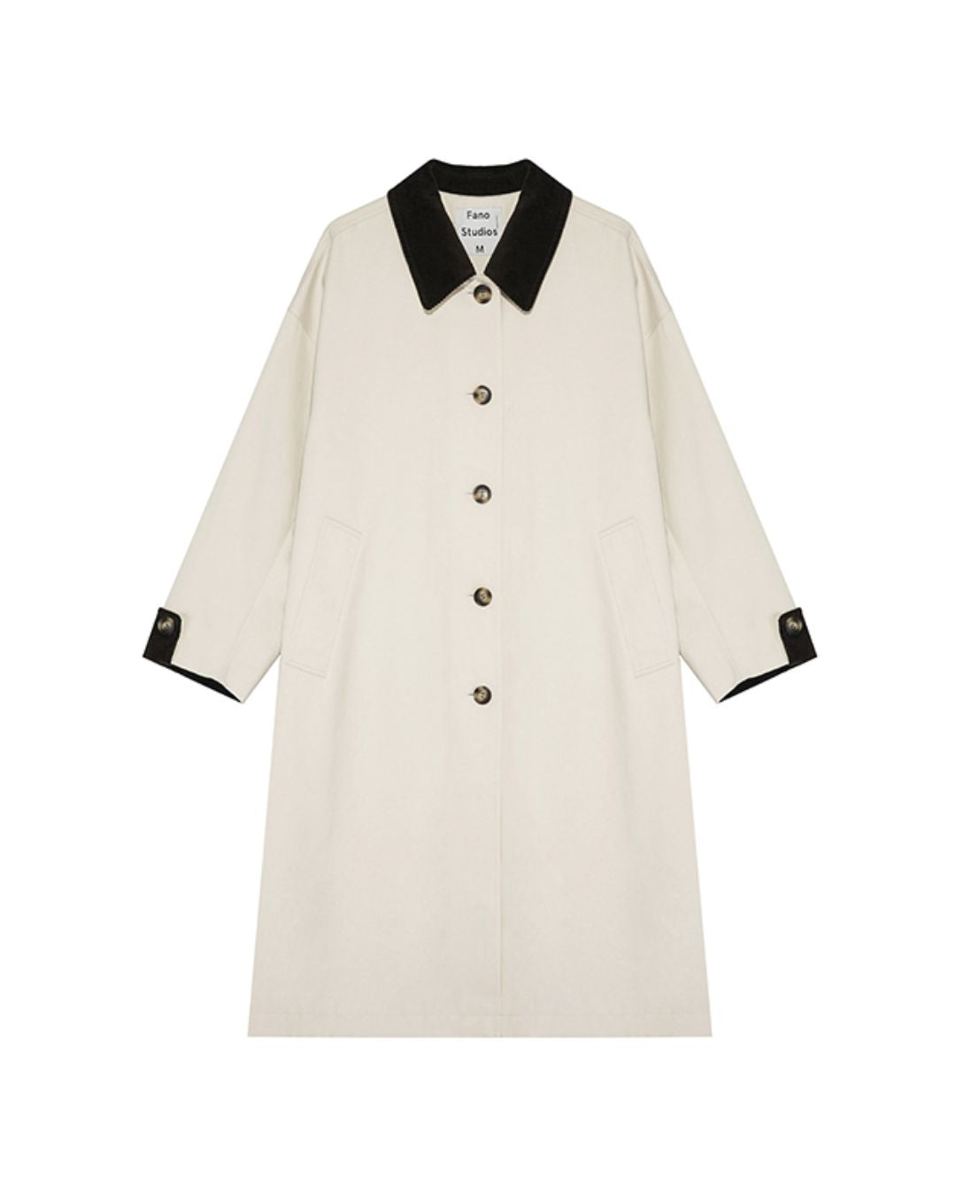 Contrast Color Classic Coat CT007