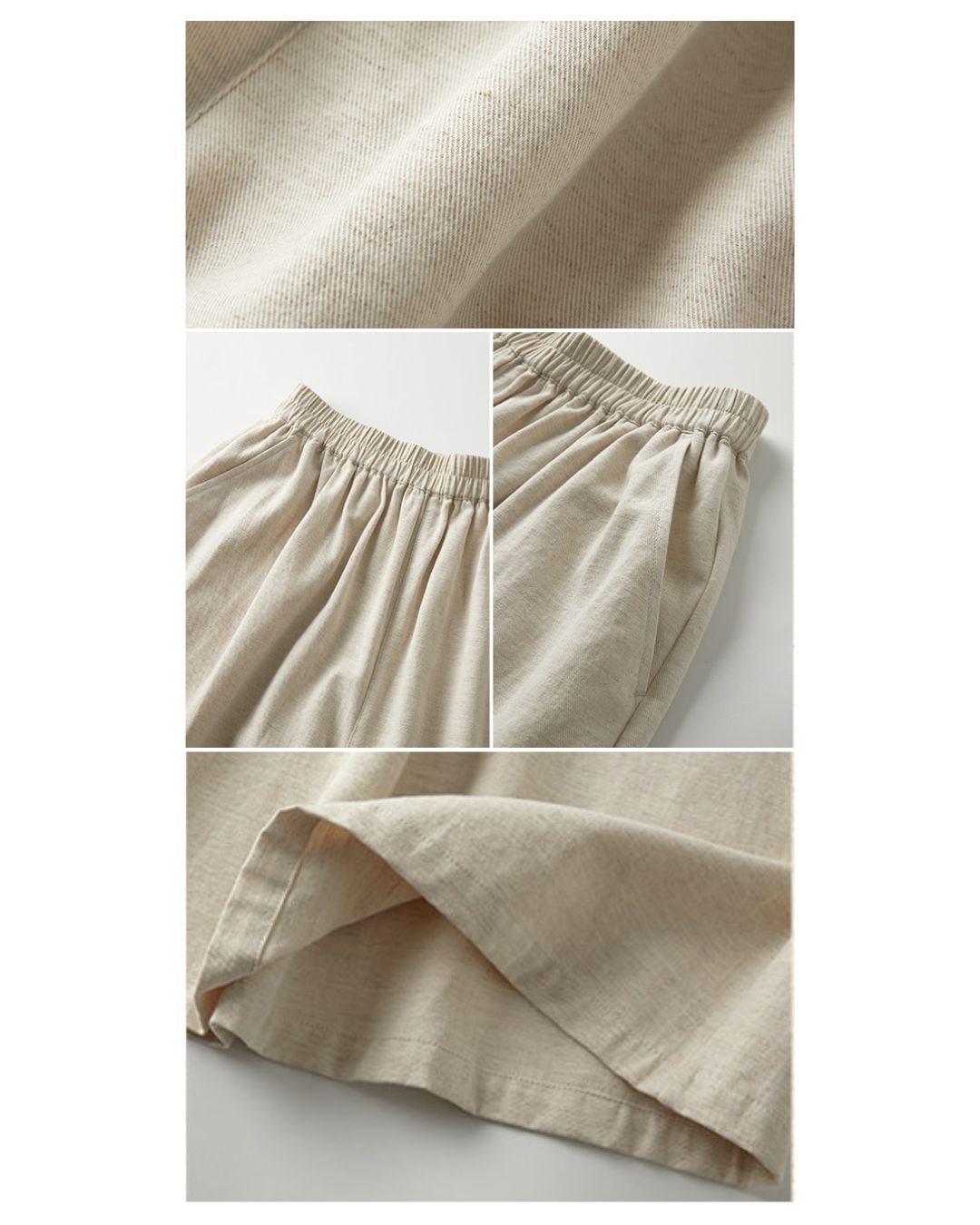 Casual Cropped Wide-leg Pants PT045