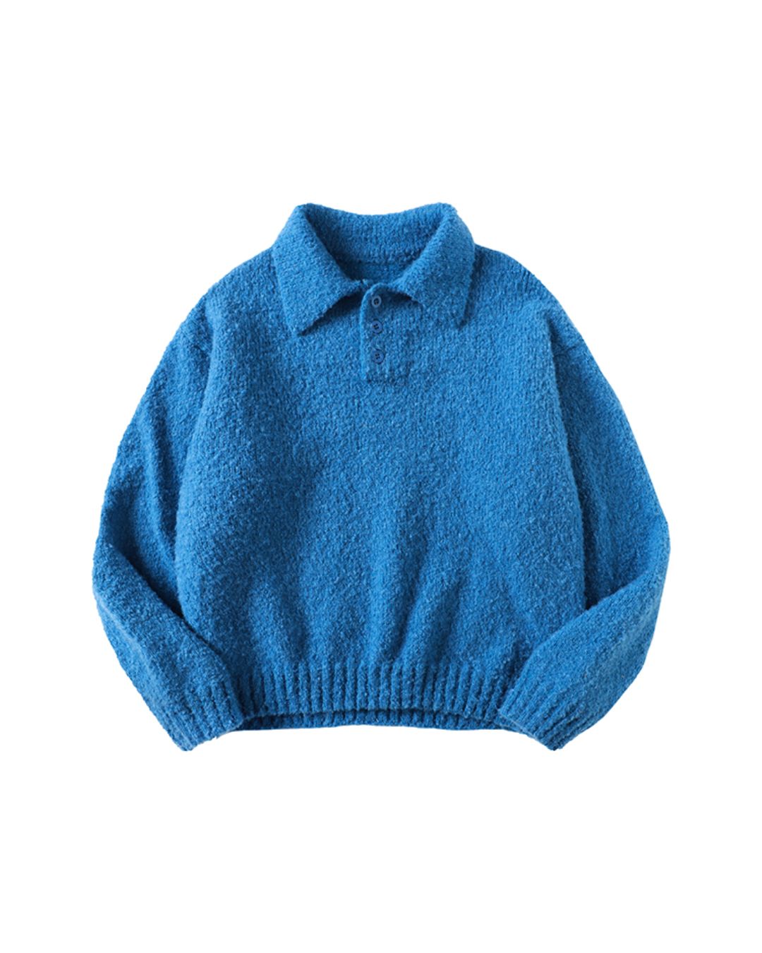 Boucle Polo Collar Knit KN013