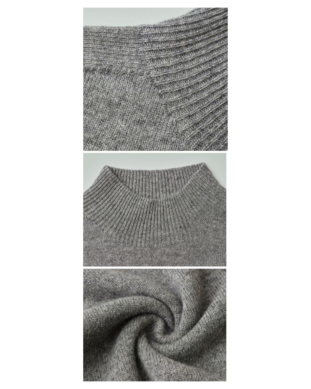 Bottleneck Wool Knit KN030