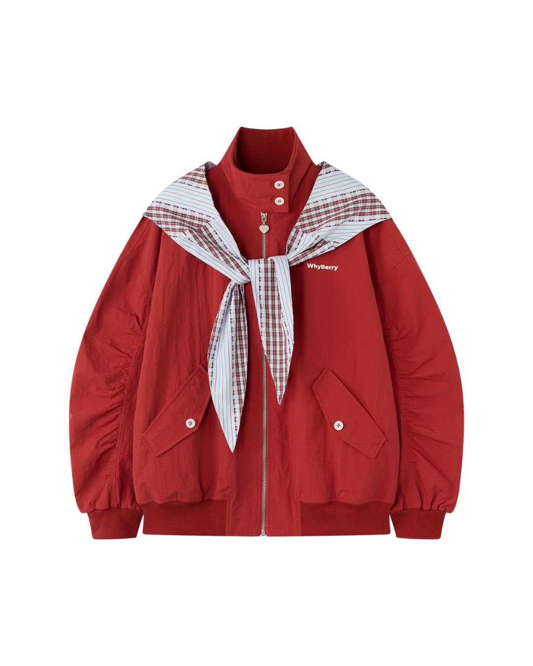 Detachable Hood Stand-collar Jacket JK030