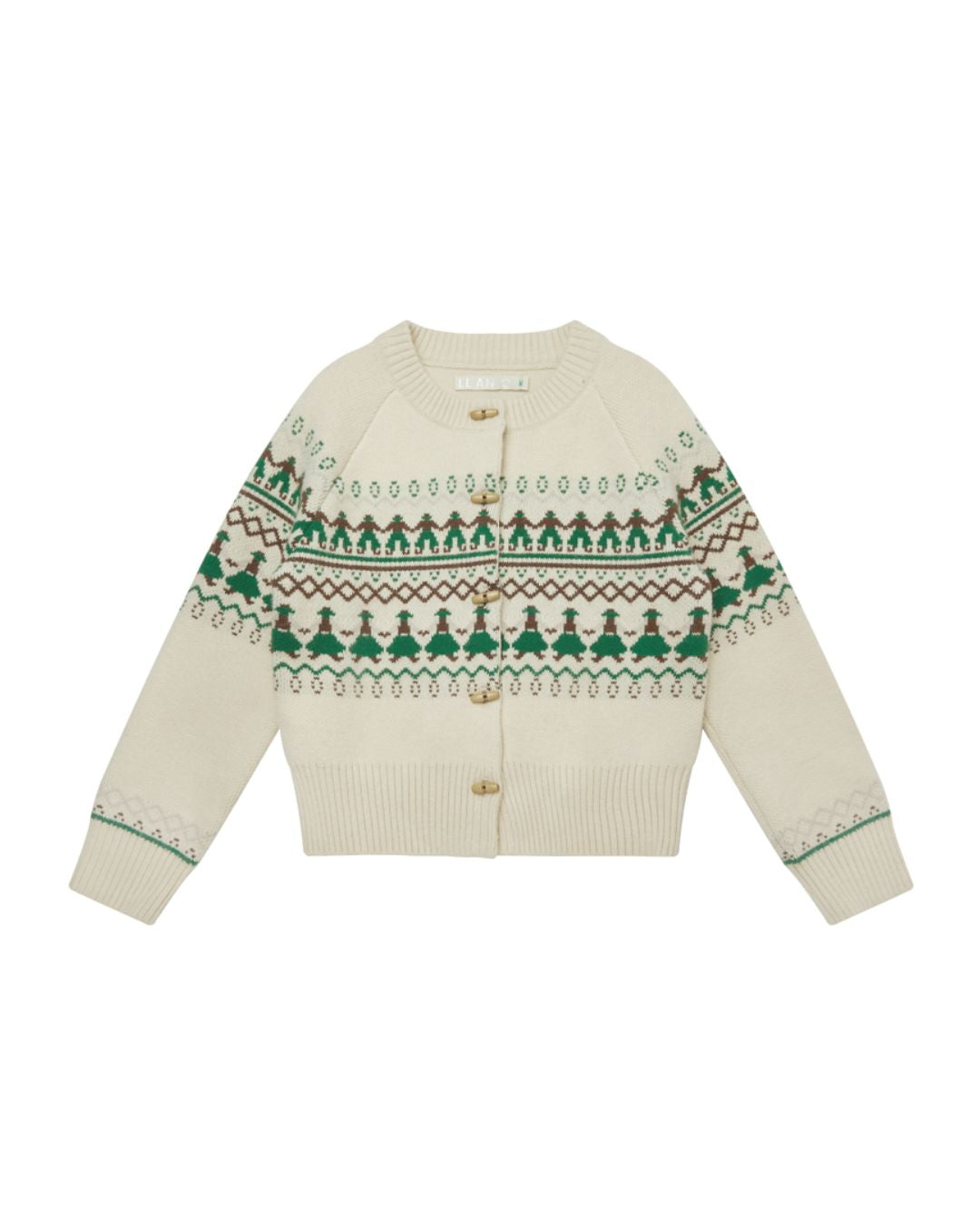 Fair Isle Retro Knit Cardigan KN039