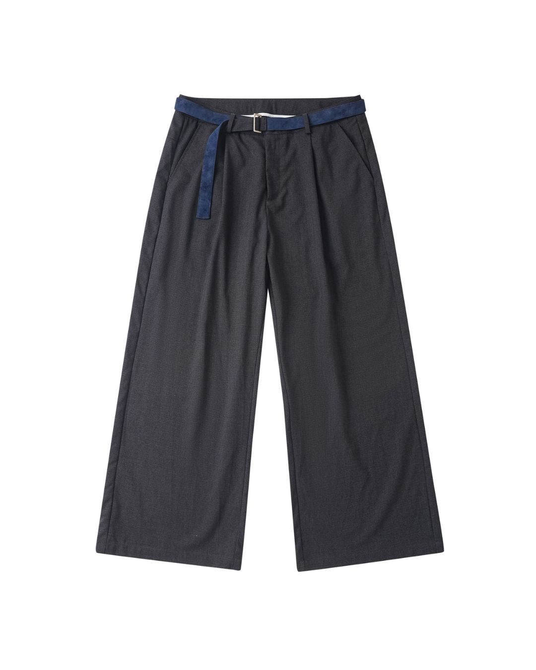 Houndstooth Draped Wide Pants PT020