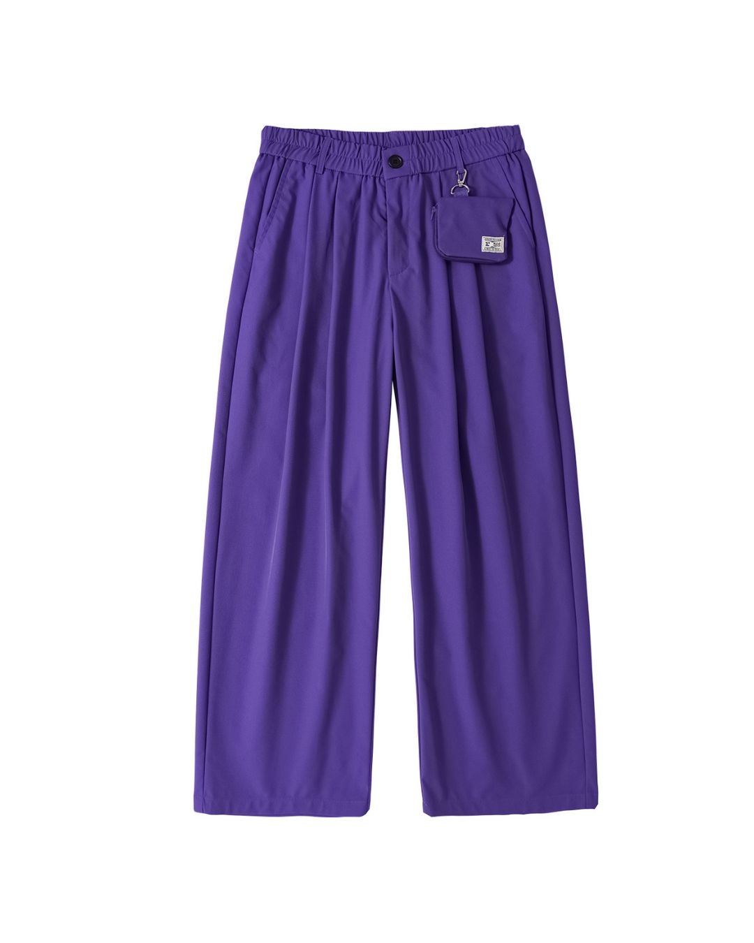 Casual Straight Pants With Mini Bag PT034