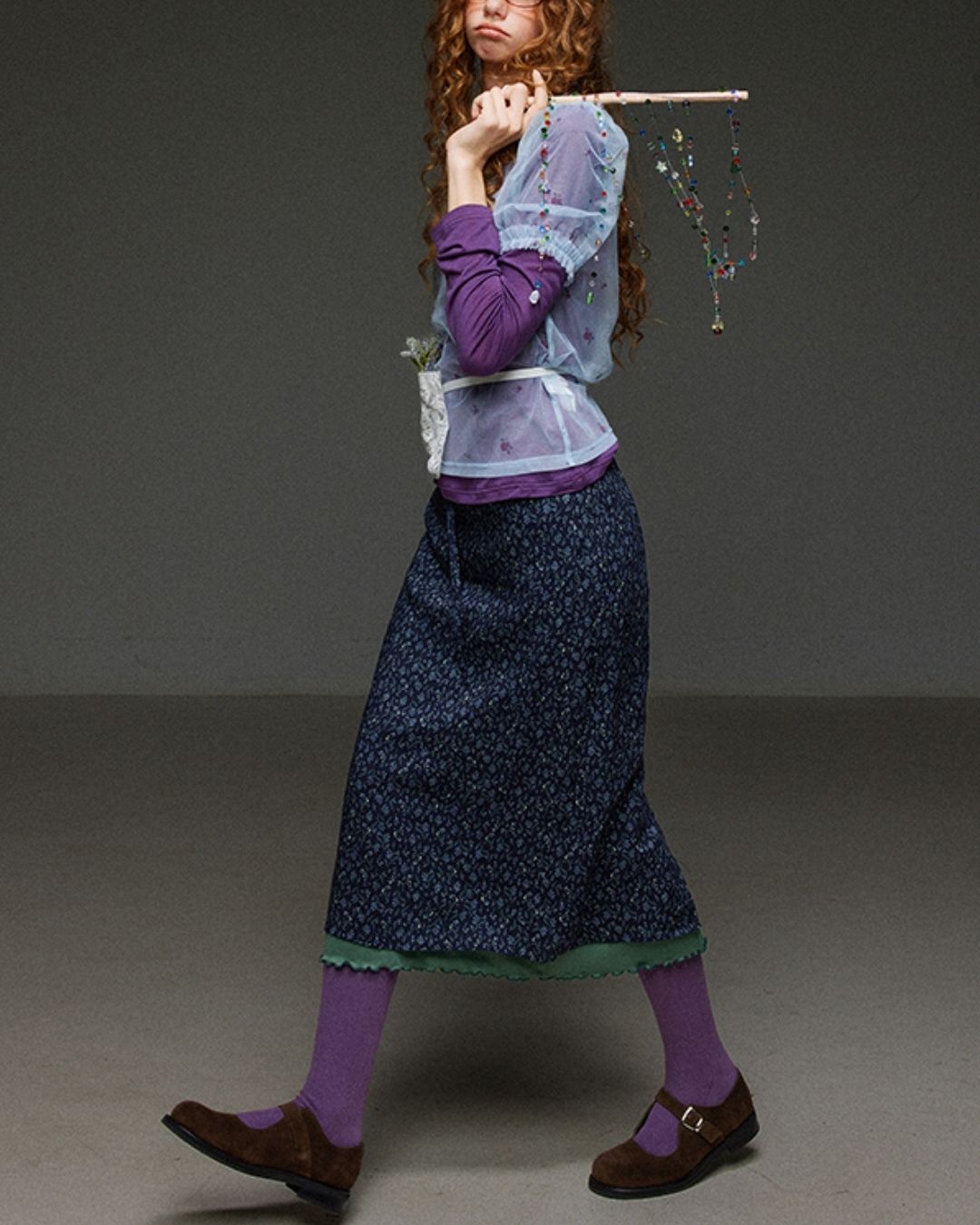 Boat Neck Slim Fit T-shirt　LT012