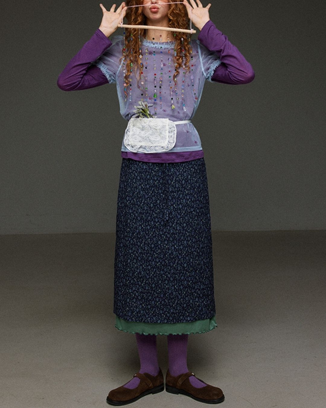 Boat Neck Slim Fit T-shirt　LT012