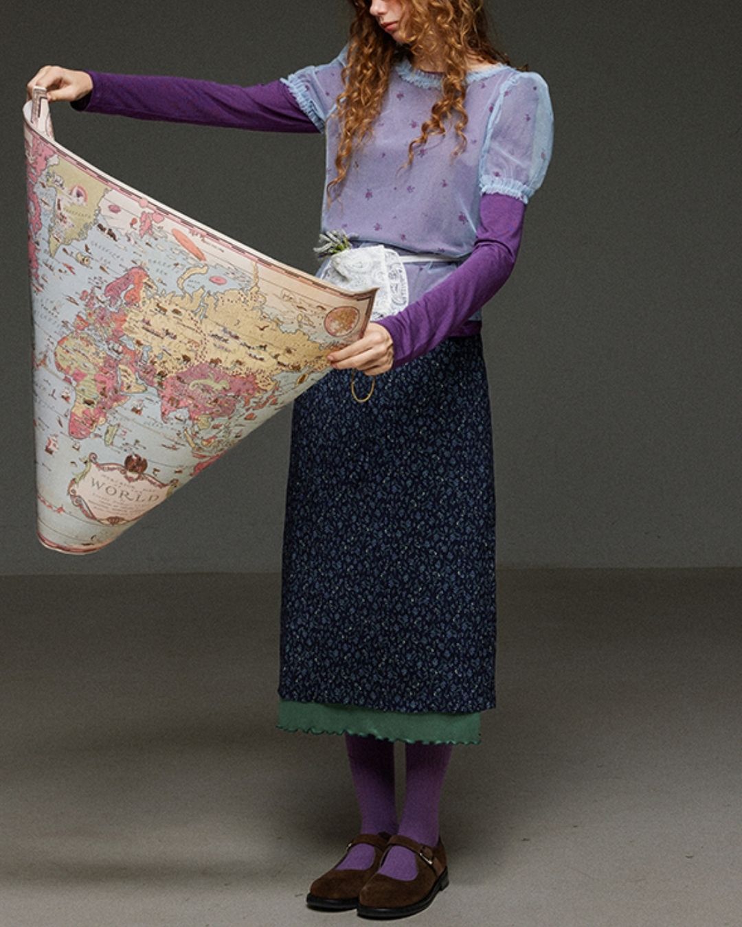 Boat Neck Slim Fit T-shirt　LT012