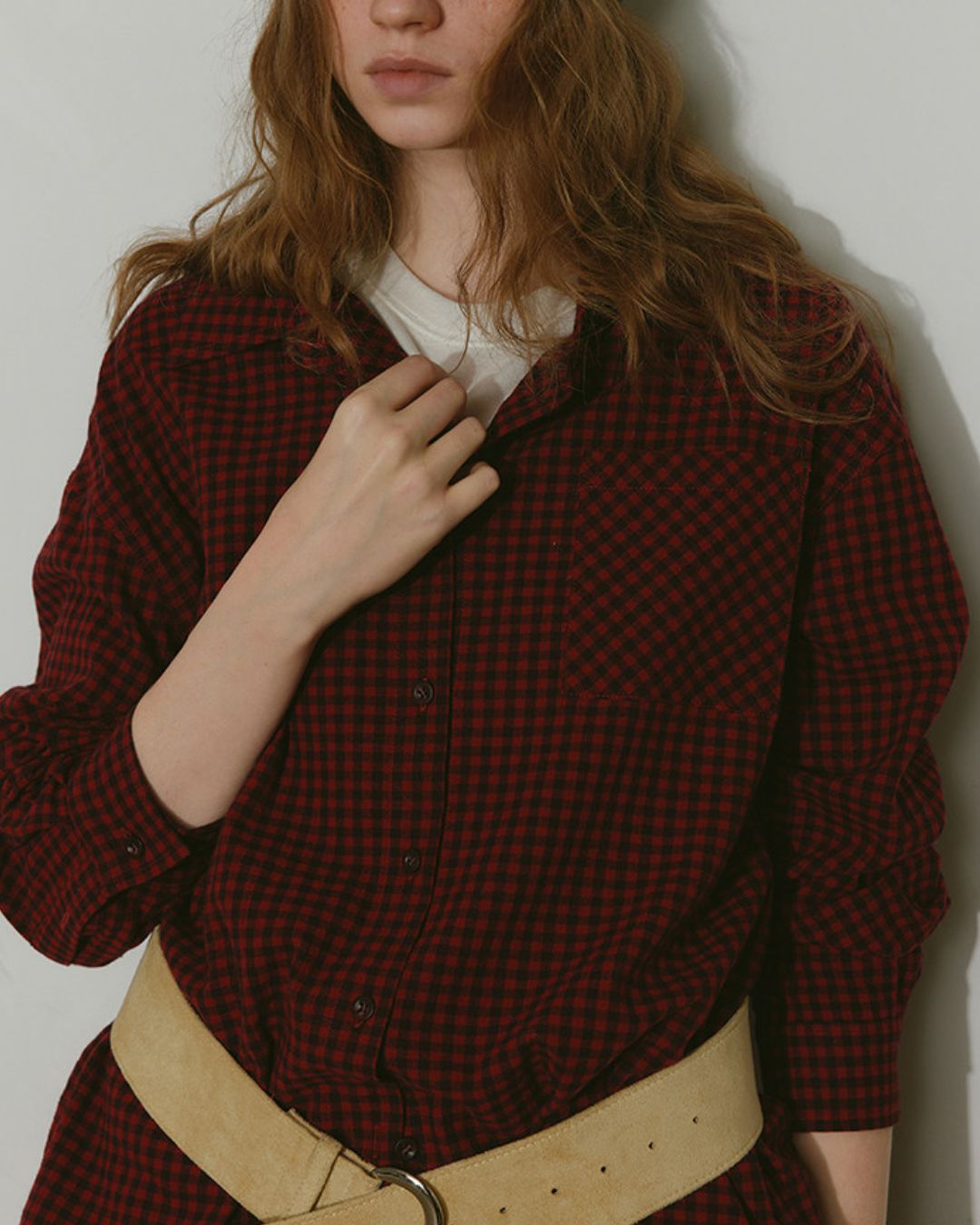Relaxed Check Shirt　LS046