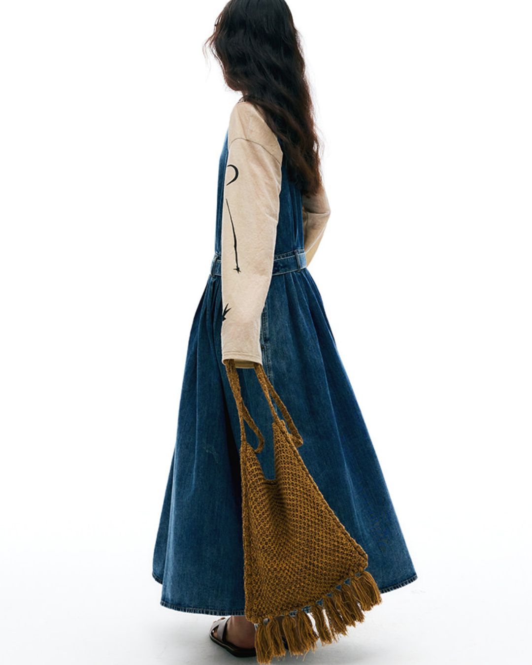 Relaxed Fit Sheer Print T-shirt　LT025