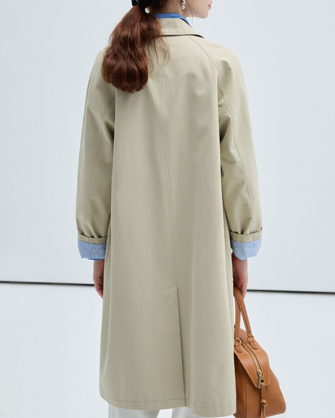 Single-breasted Twill Coat　CT013