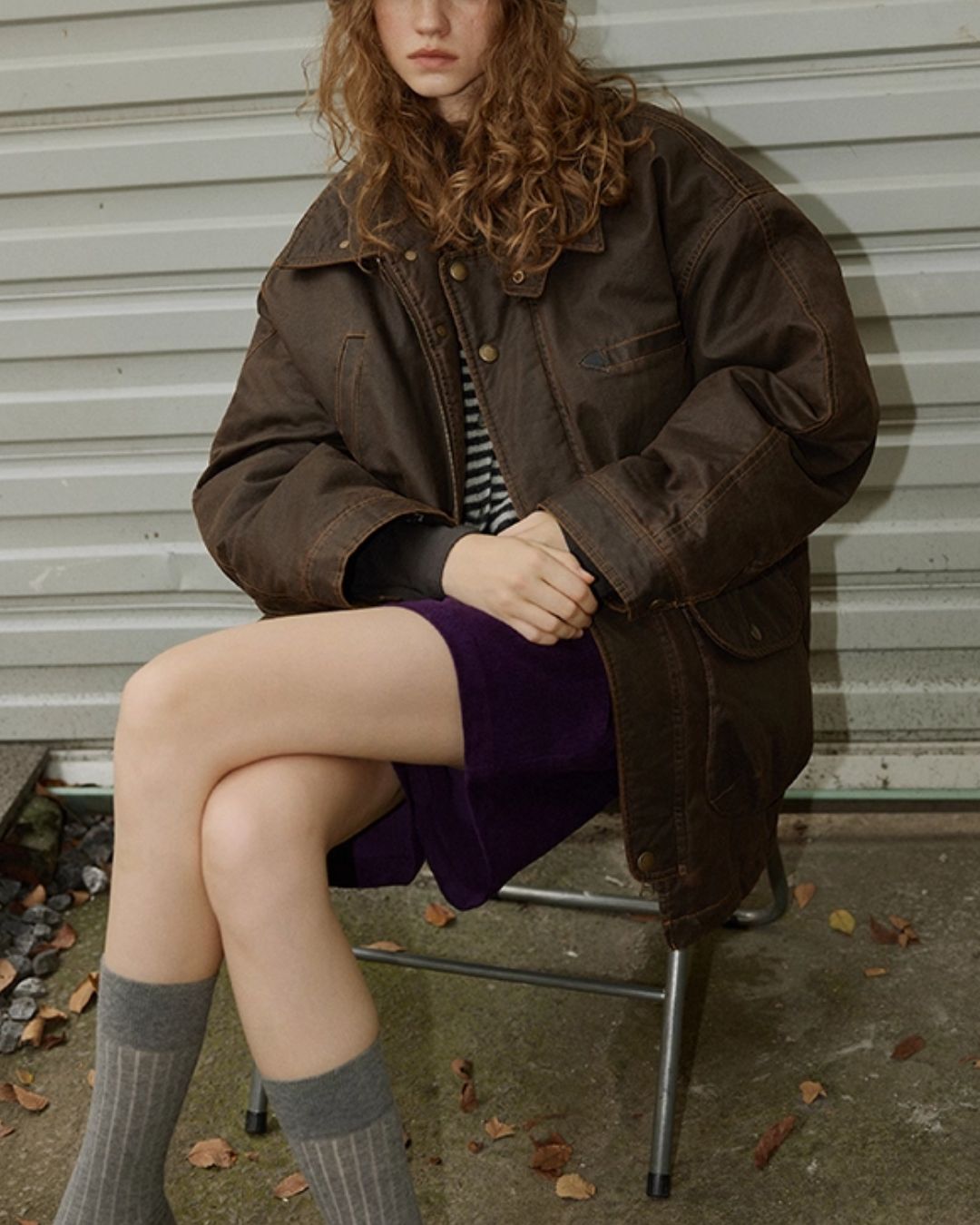 Retro Padded Work Jacket　JK046