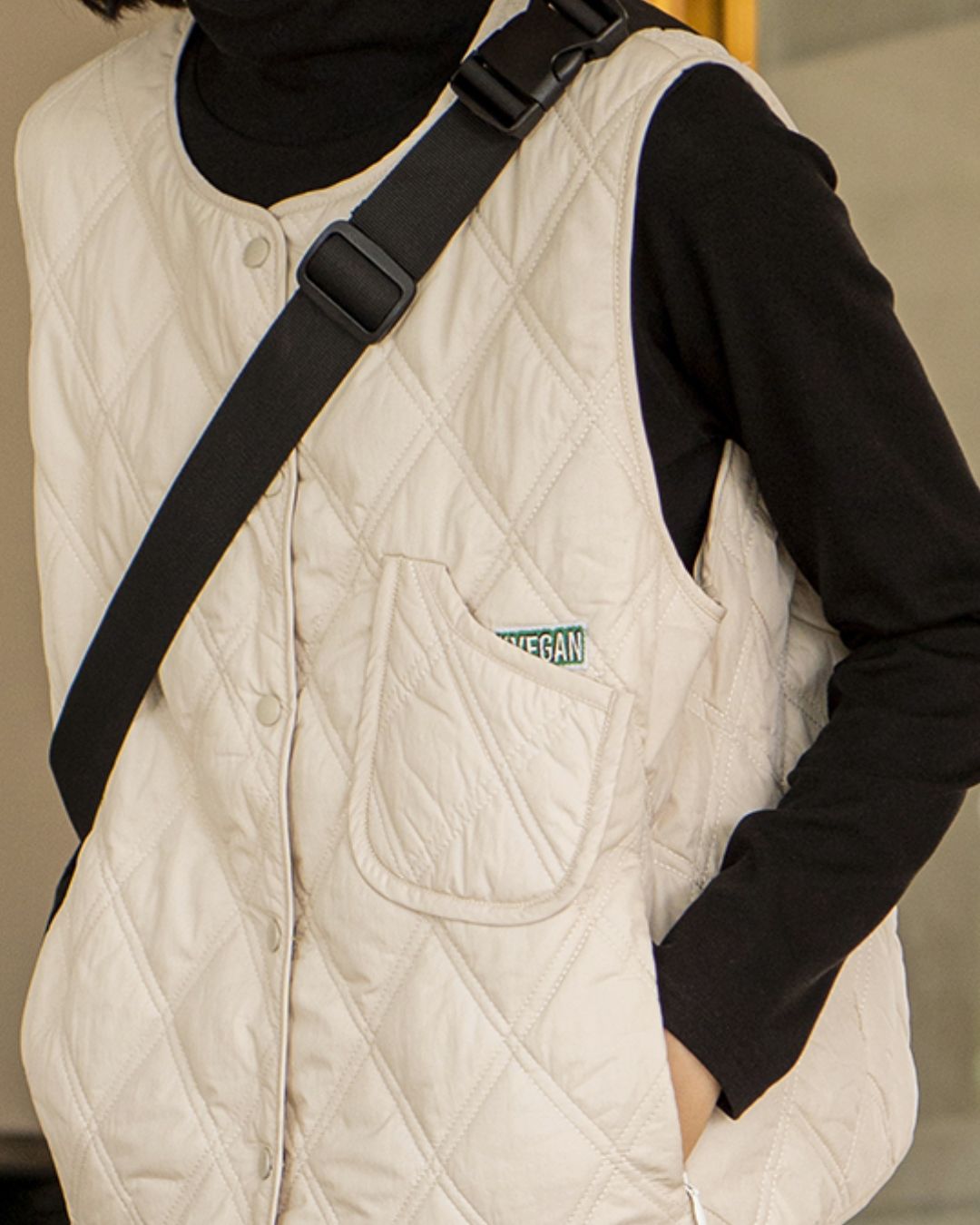 Nylon Quilted Vest　VT001