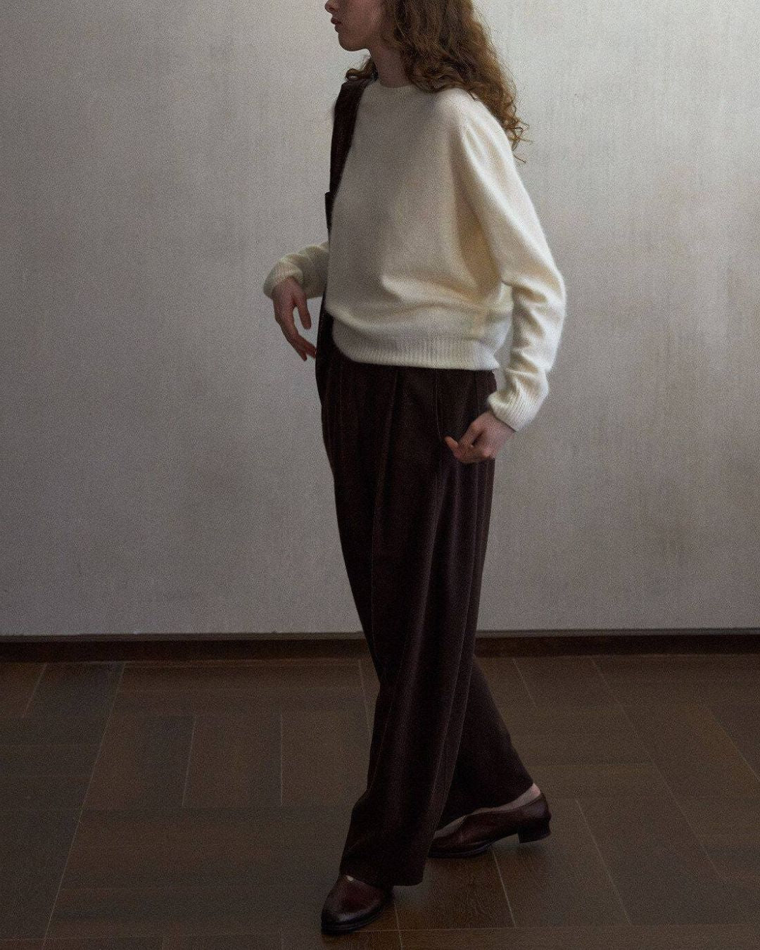 Soft Wool Knit Pullover　KN108