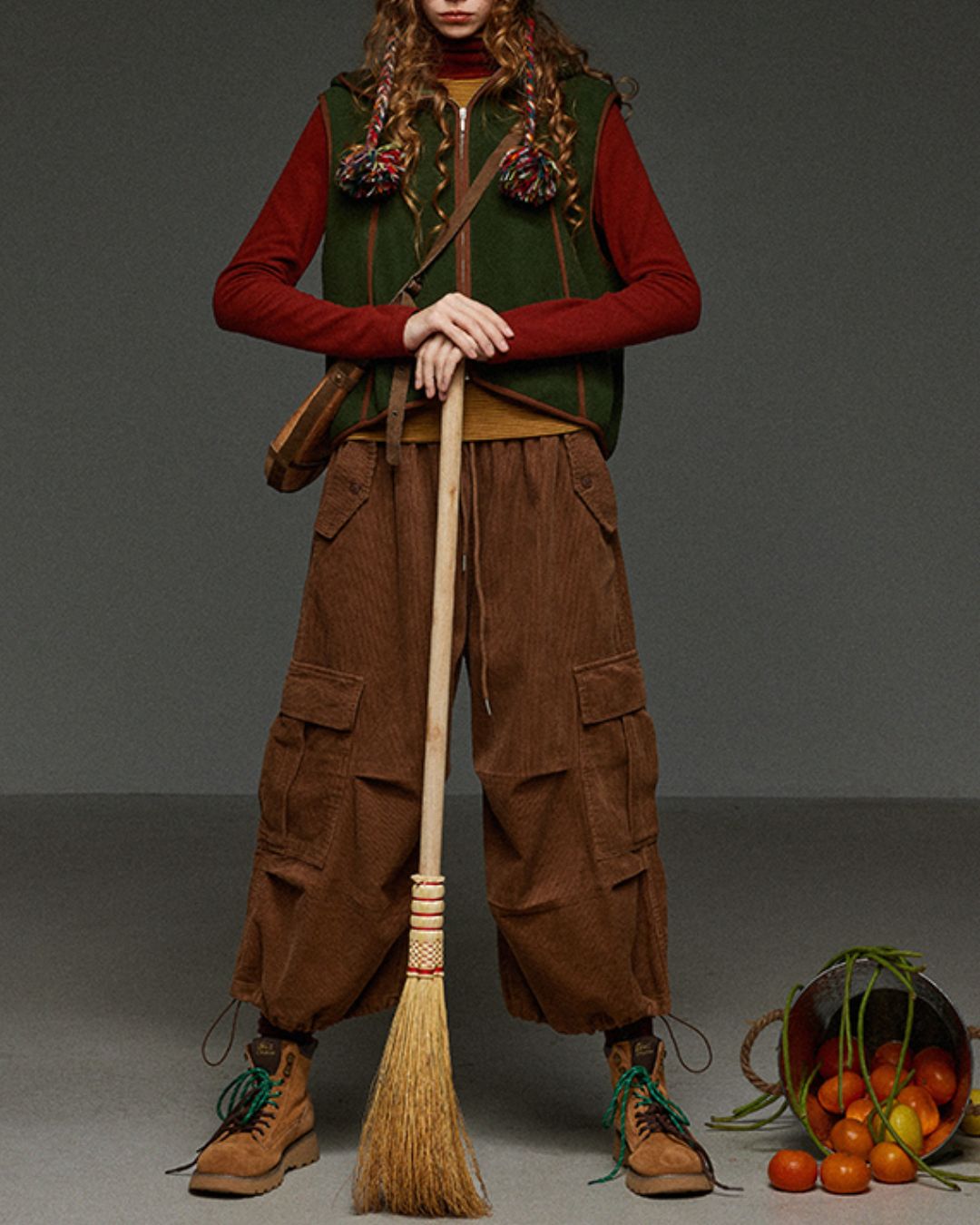 Colorblock Turtleneck T-Shirt　LT017