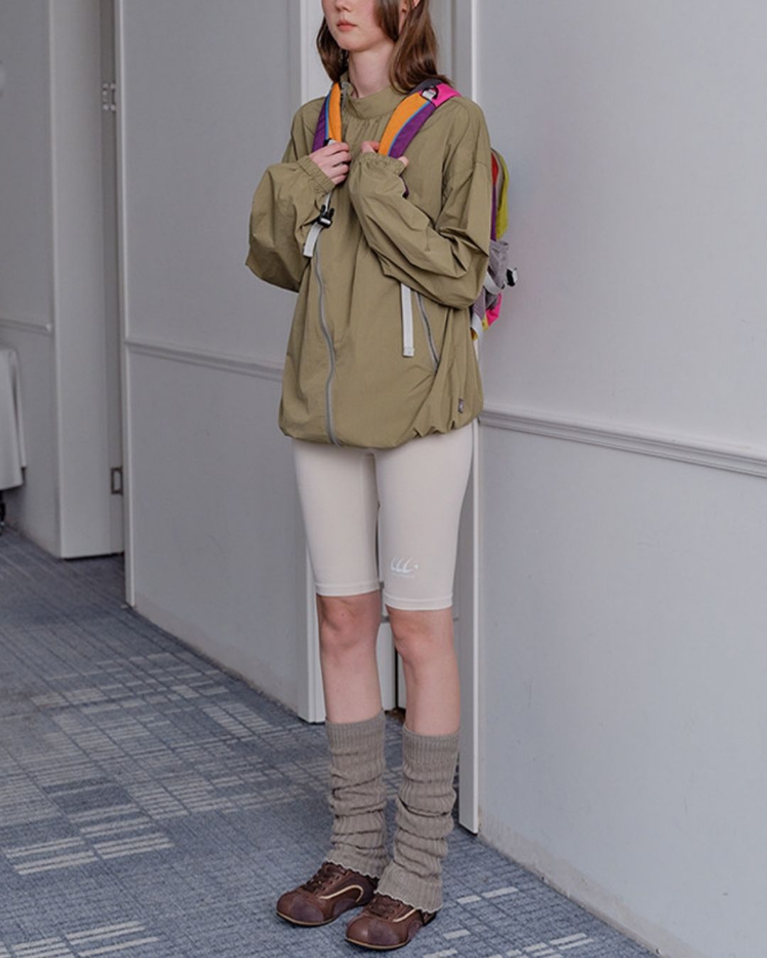 High-waisted Above-the-knee Fitness Pants　SP003