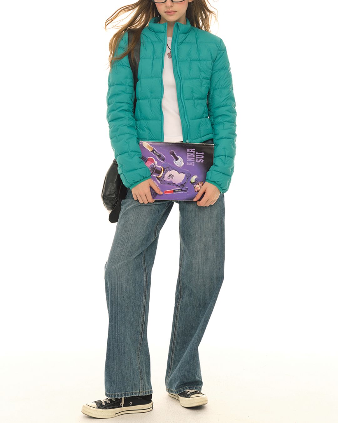 Stand Collar Short Down Jacket　JK035