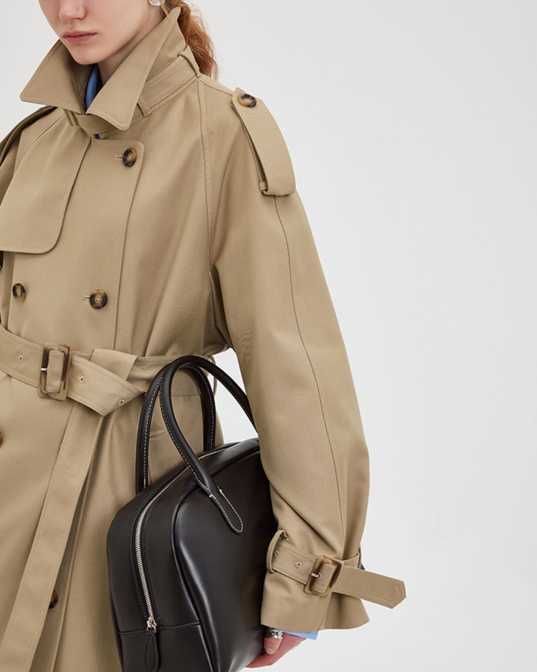 Double-breasted Trench Coat　CT006