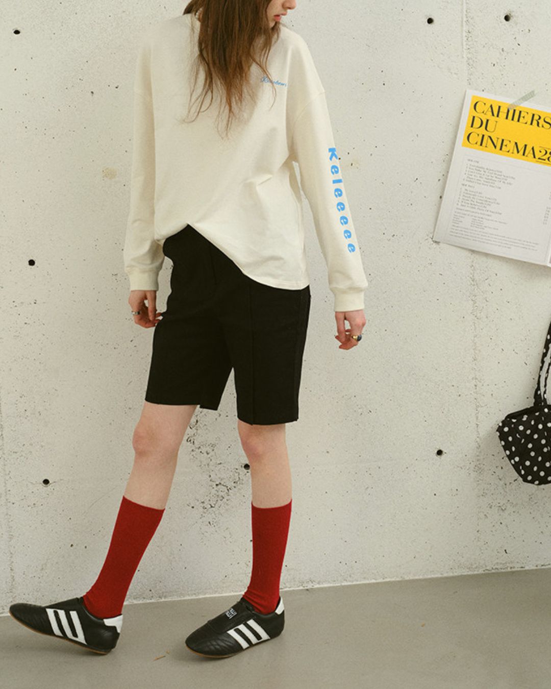 Relaxed Arm Print T-shirt　LT026