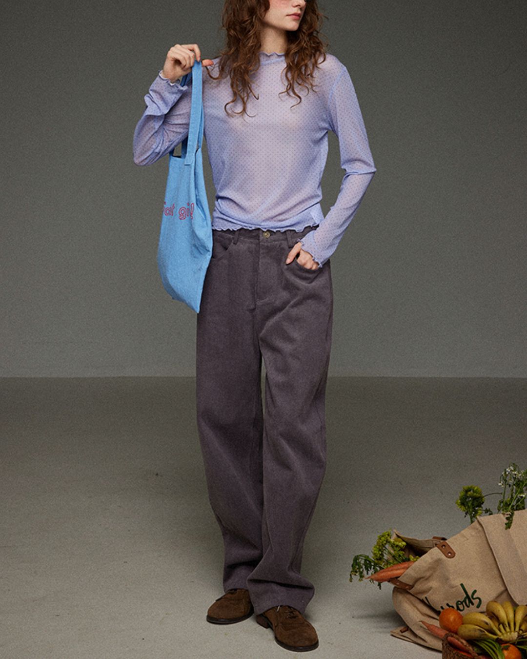 Sheer Dot Mellow Top　LT015