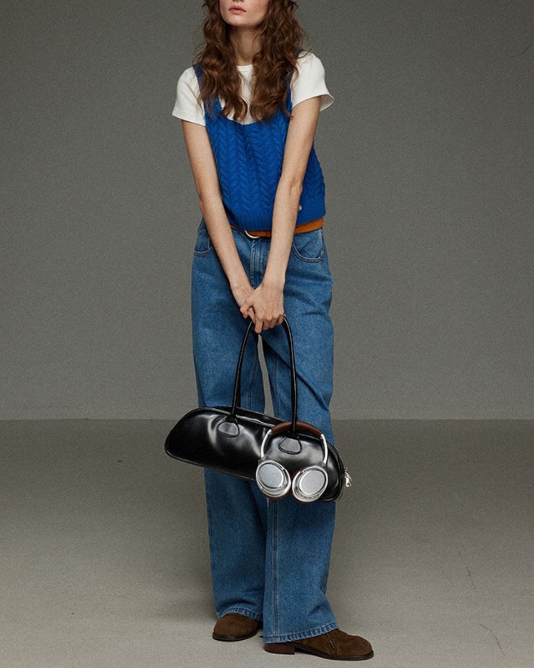 Cable Knit Camisole Vest　KN054