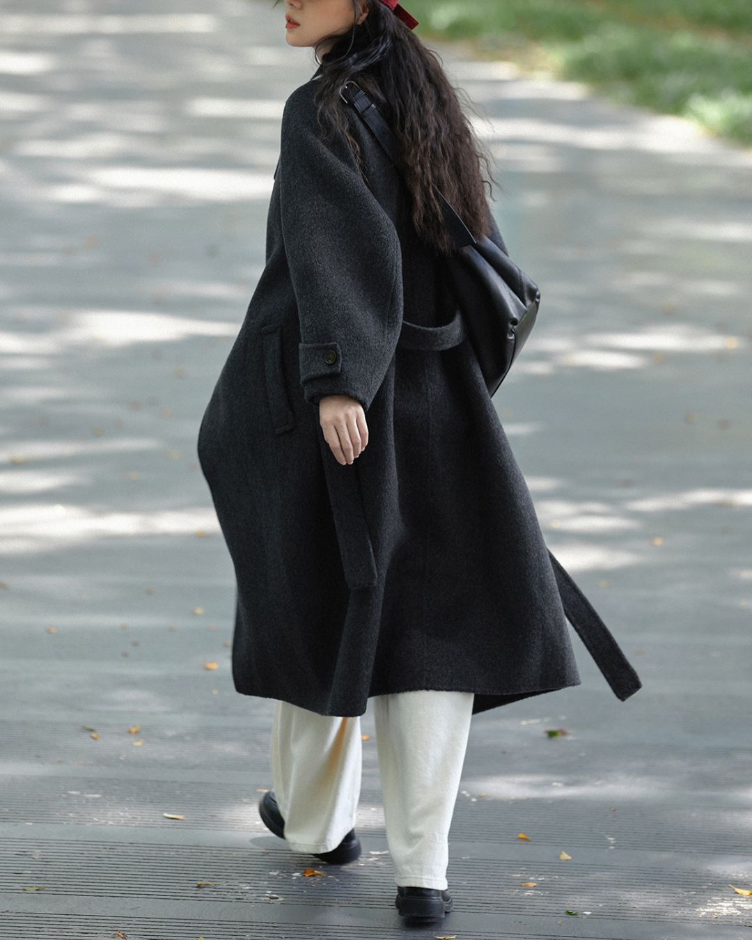 Wool Stand Collar Yoke Coat　CT019