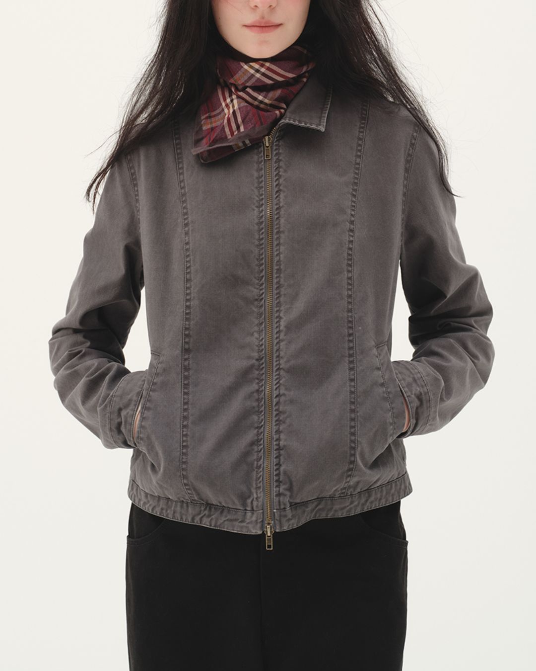 Washed Color Cotton Jacket　JK005