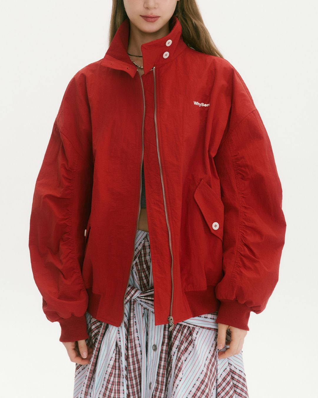 Detachable Hood Stand-collar Jacket　JK030