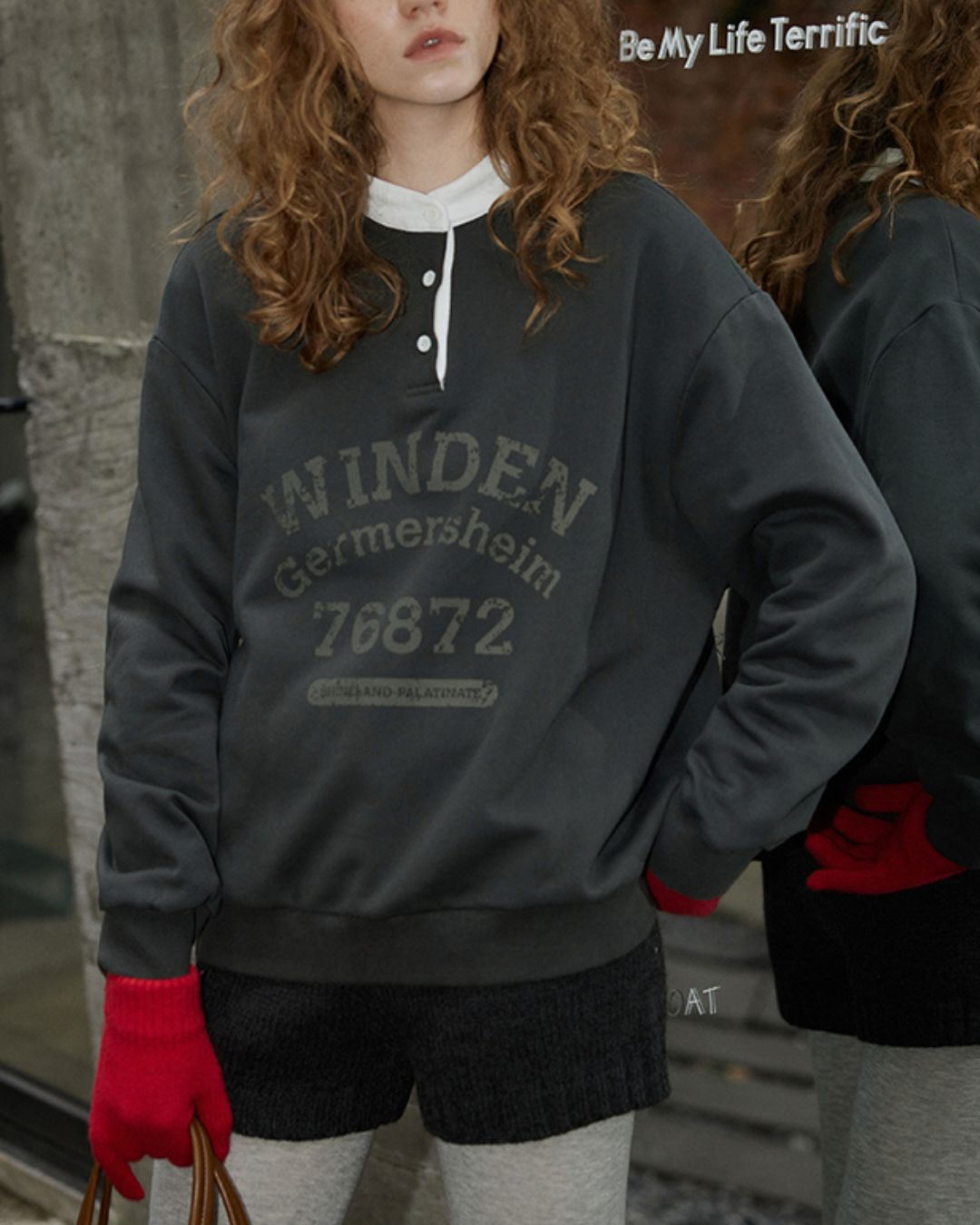 Vintage Logo Fake Layered Sweat　SW007