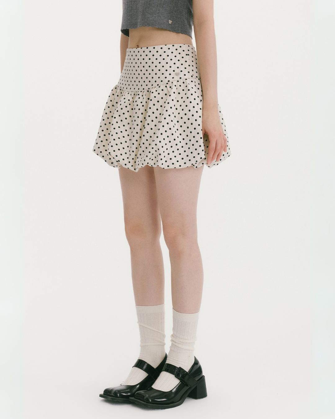 Polka Dot Balloon Mini Skirt　SK005