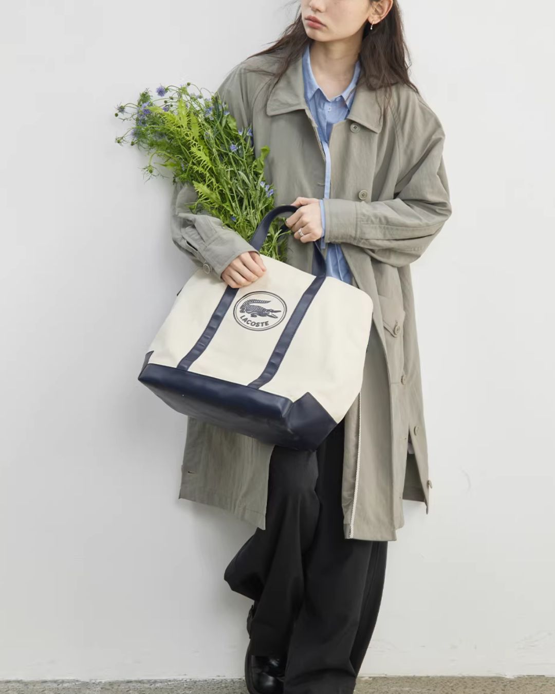 Side-button Single Trench Coat　CT034