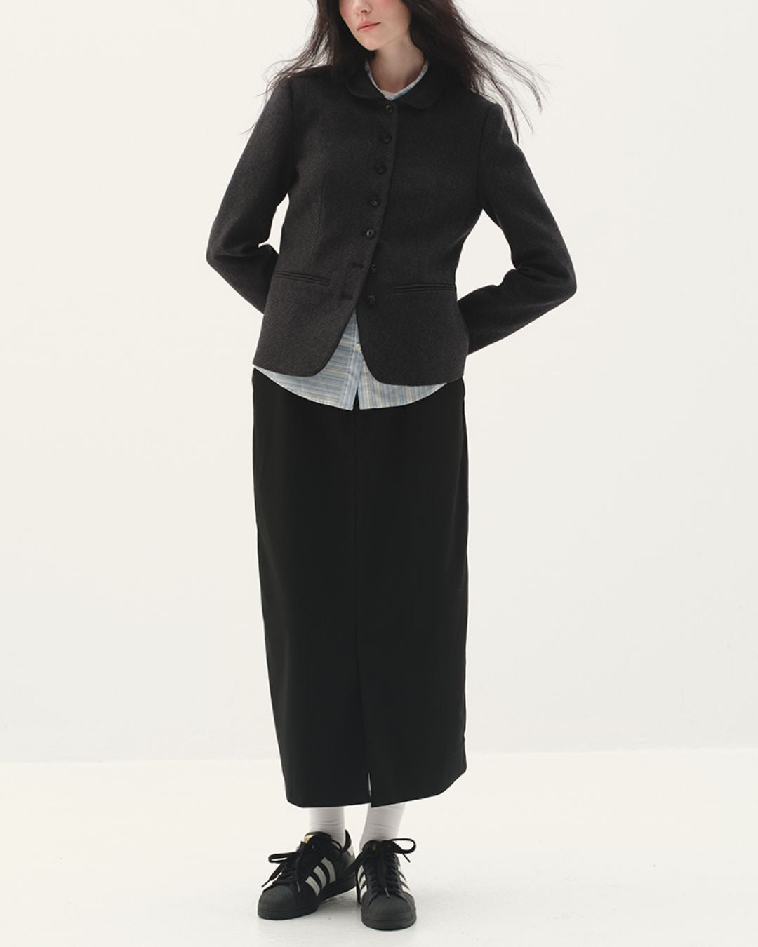 Round Collar Classic Jacket　JK004