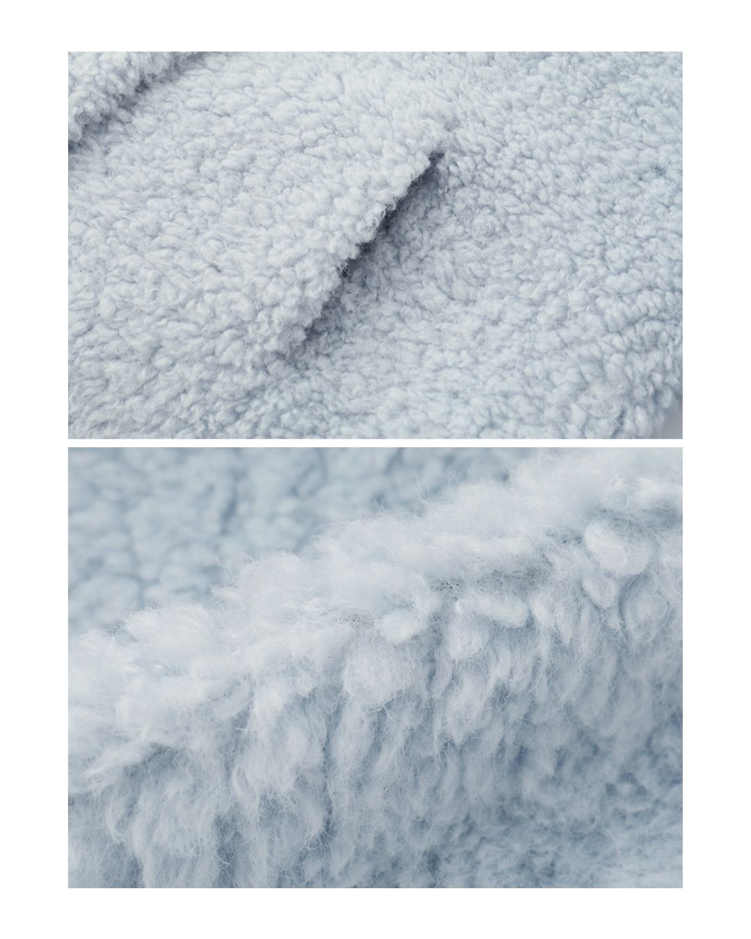 Sheep Boa V-Neck Relaxed Coat　CT016