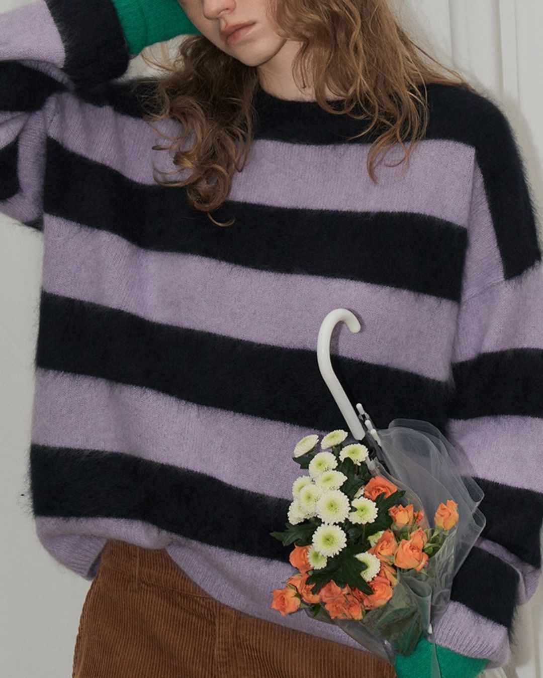 Thick Border Wool Loose Knit　KN061