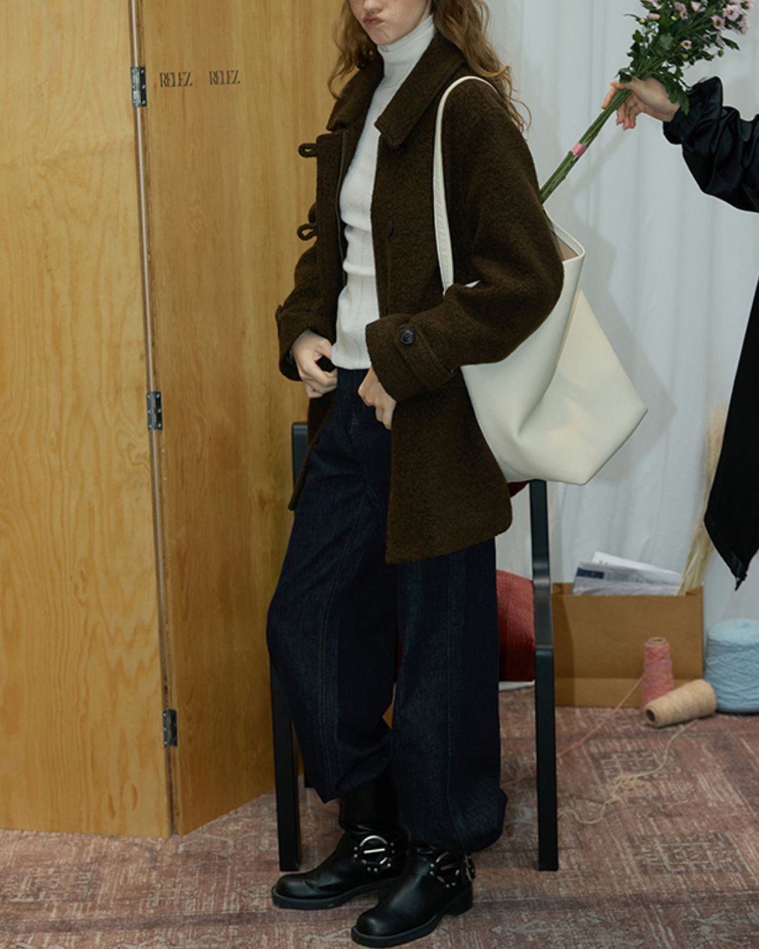 Turtleneck Wool Soft Knit　KN072