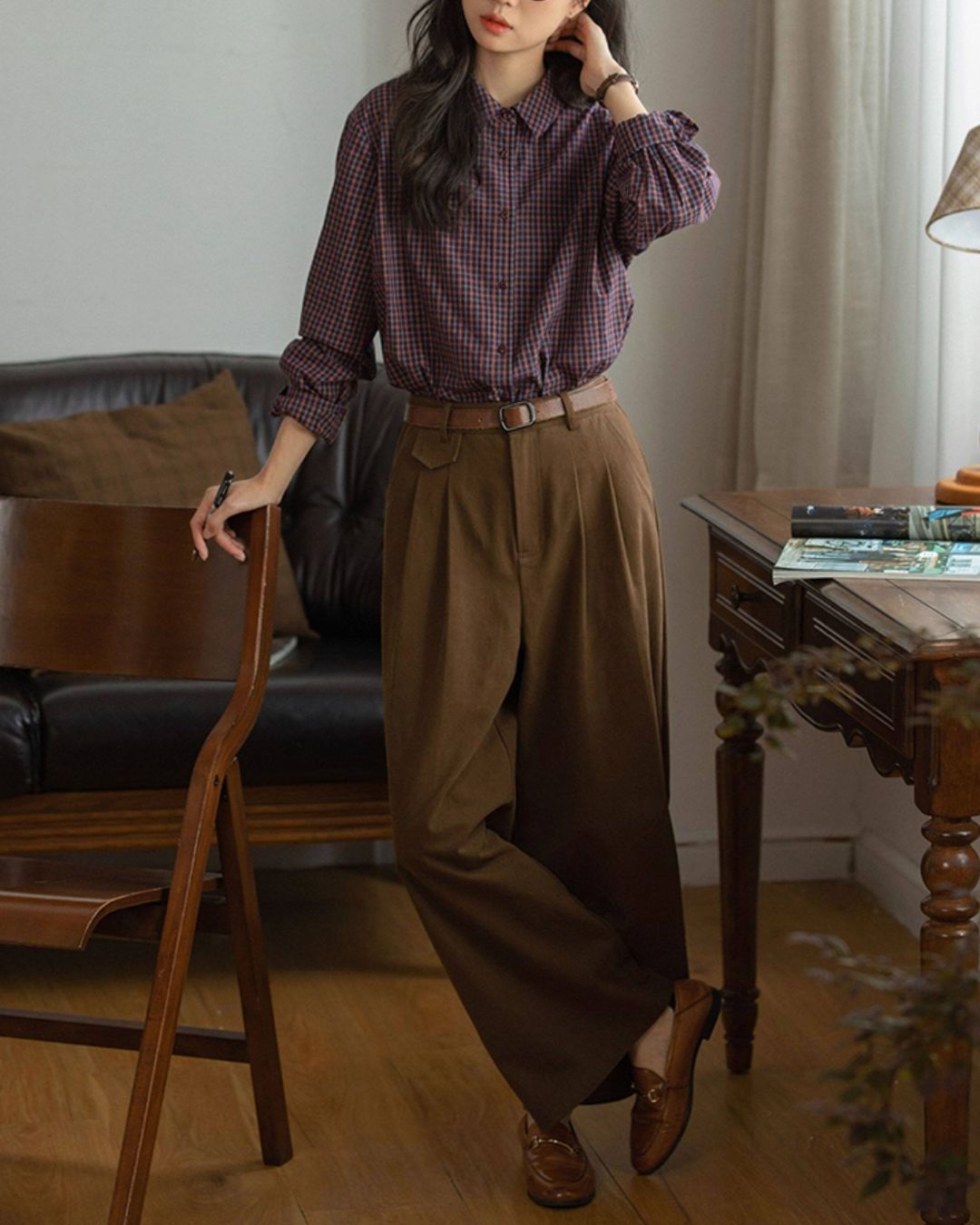 Cotton Wide Pants　PT043