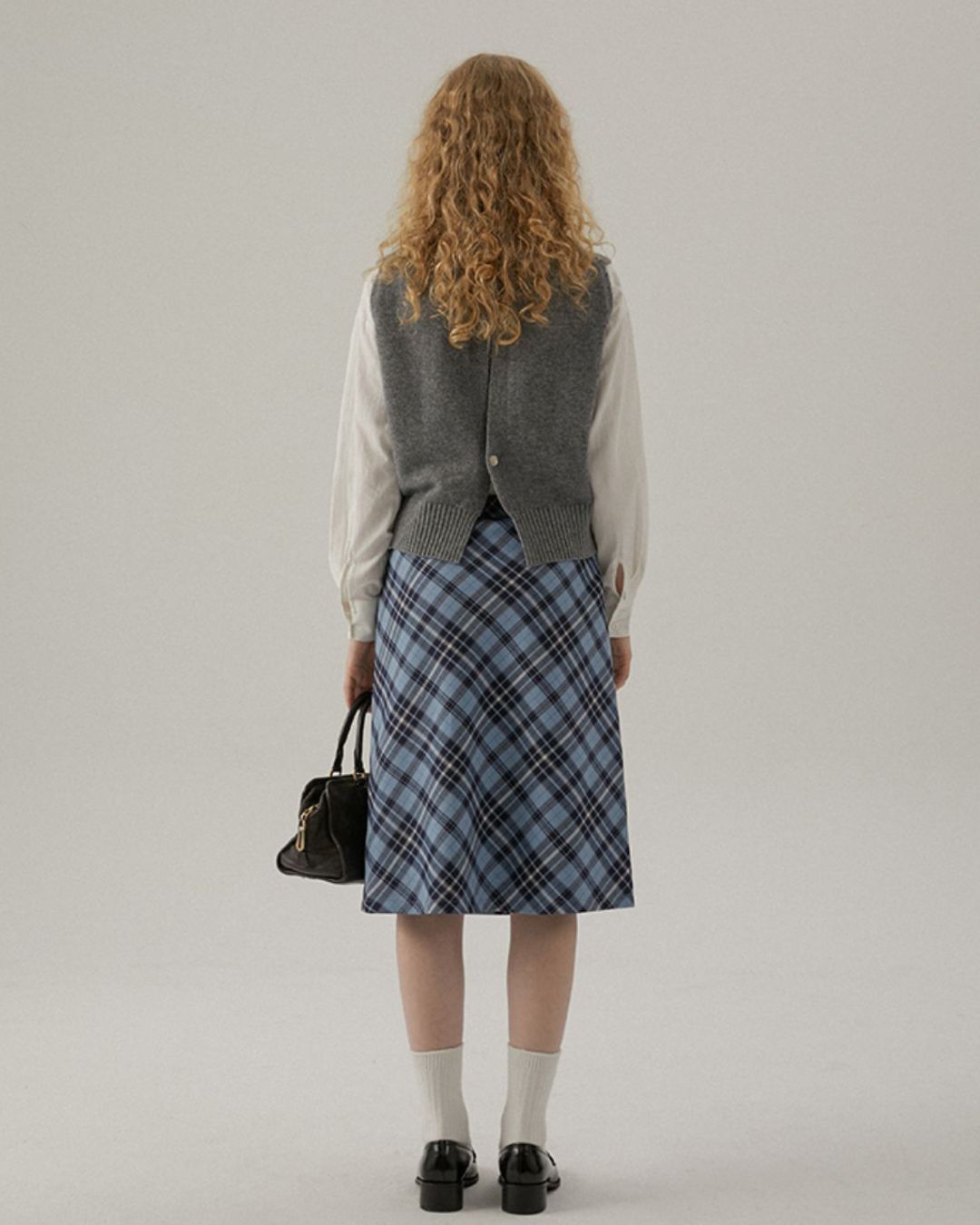 Braided Wool Knit Vest　VT007