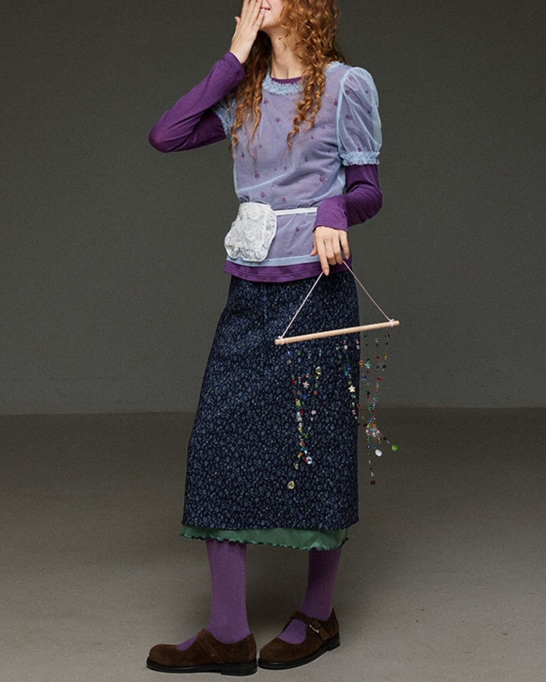 Boat Neck Slim Fit T-shirt　LT012