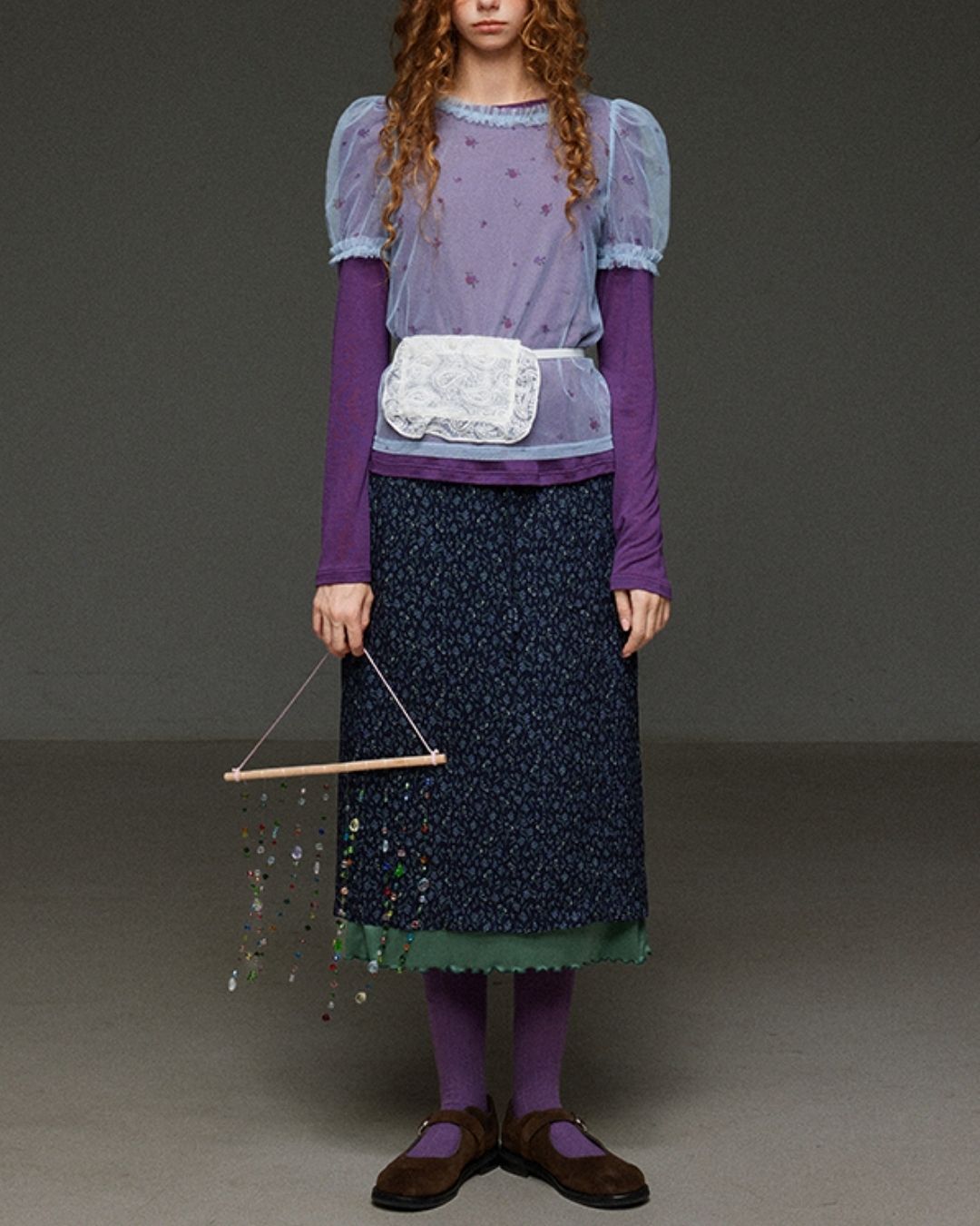 Boat Neck Slim Fit T-shirt　LT012