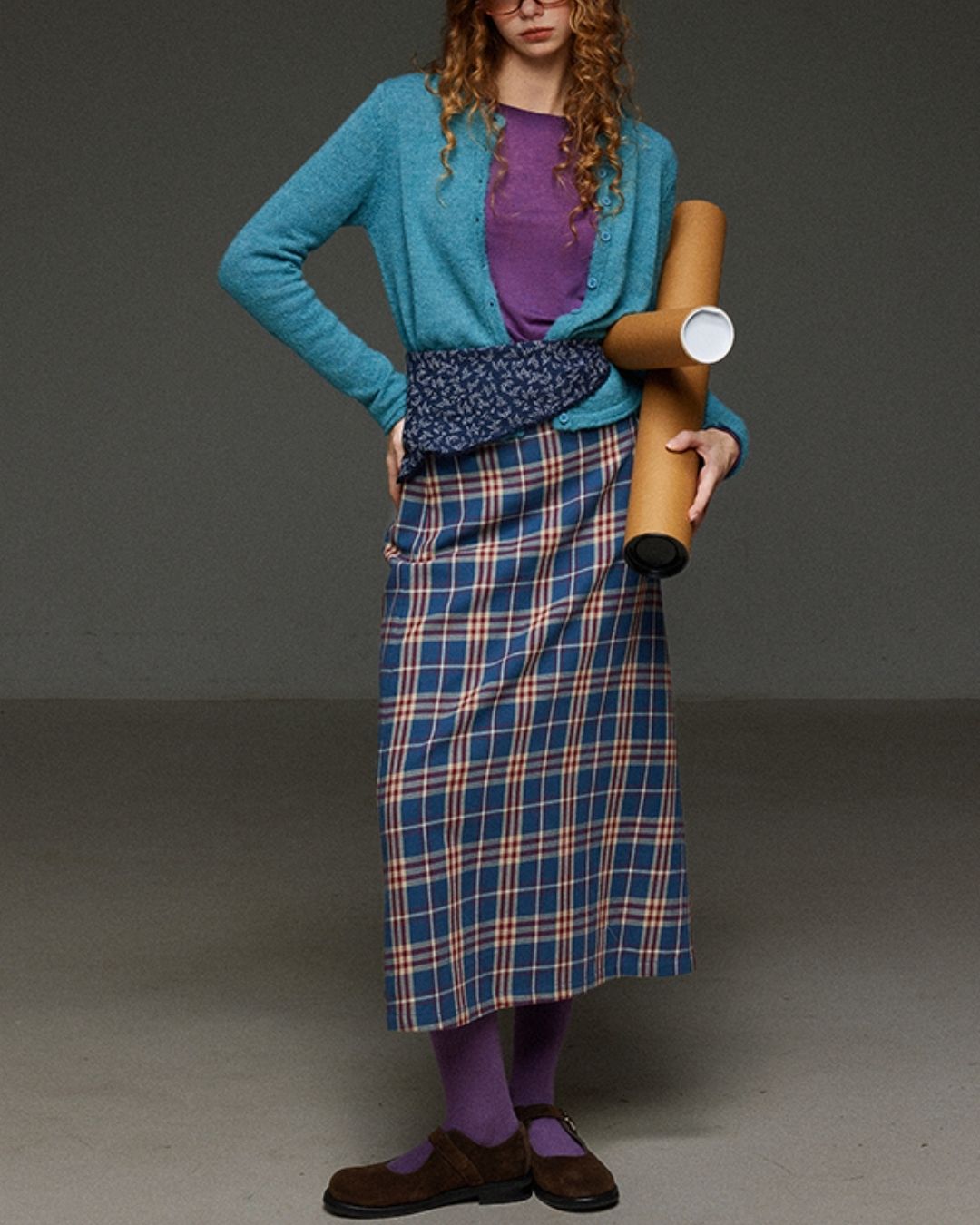 Boat Neck Slim Fit T-shirt　LT012