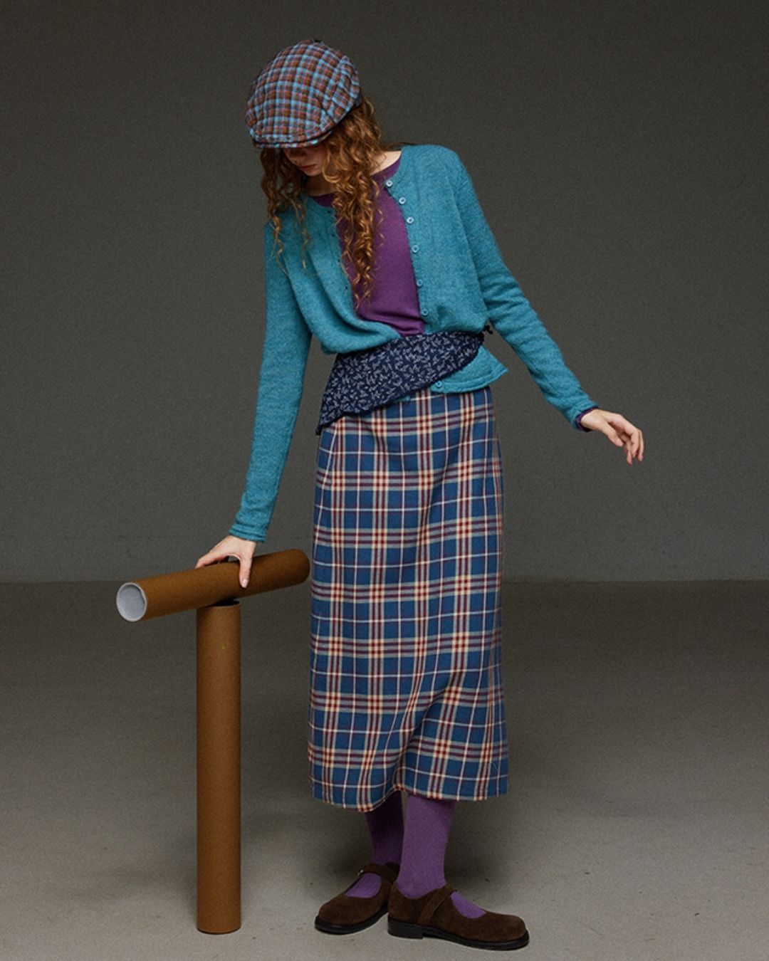 Boat Neck Slim Fit T-shirt　LT012