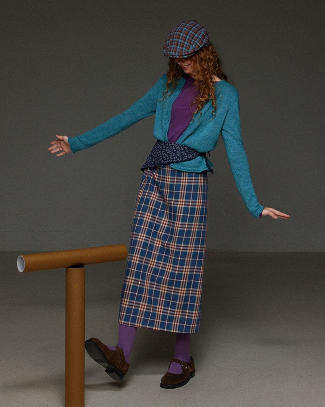 Boat Neck Slim Fit T-shirt　LT012