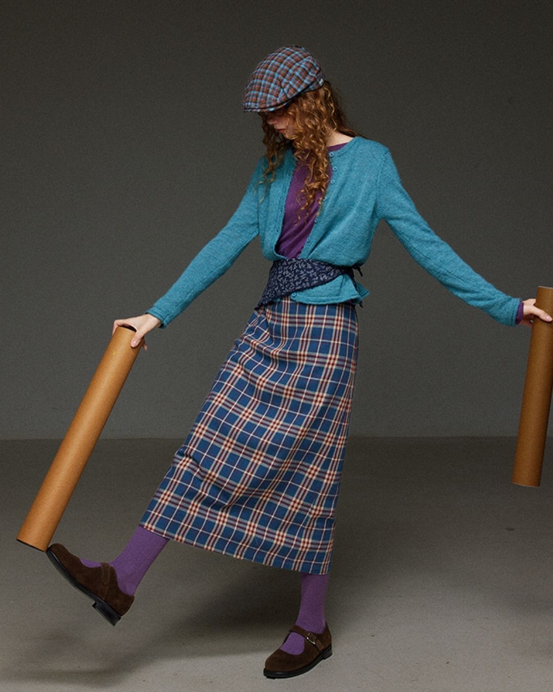 Boat Neck Slim Fit T-shirt　LT012