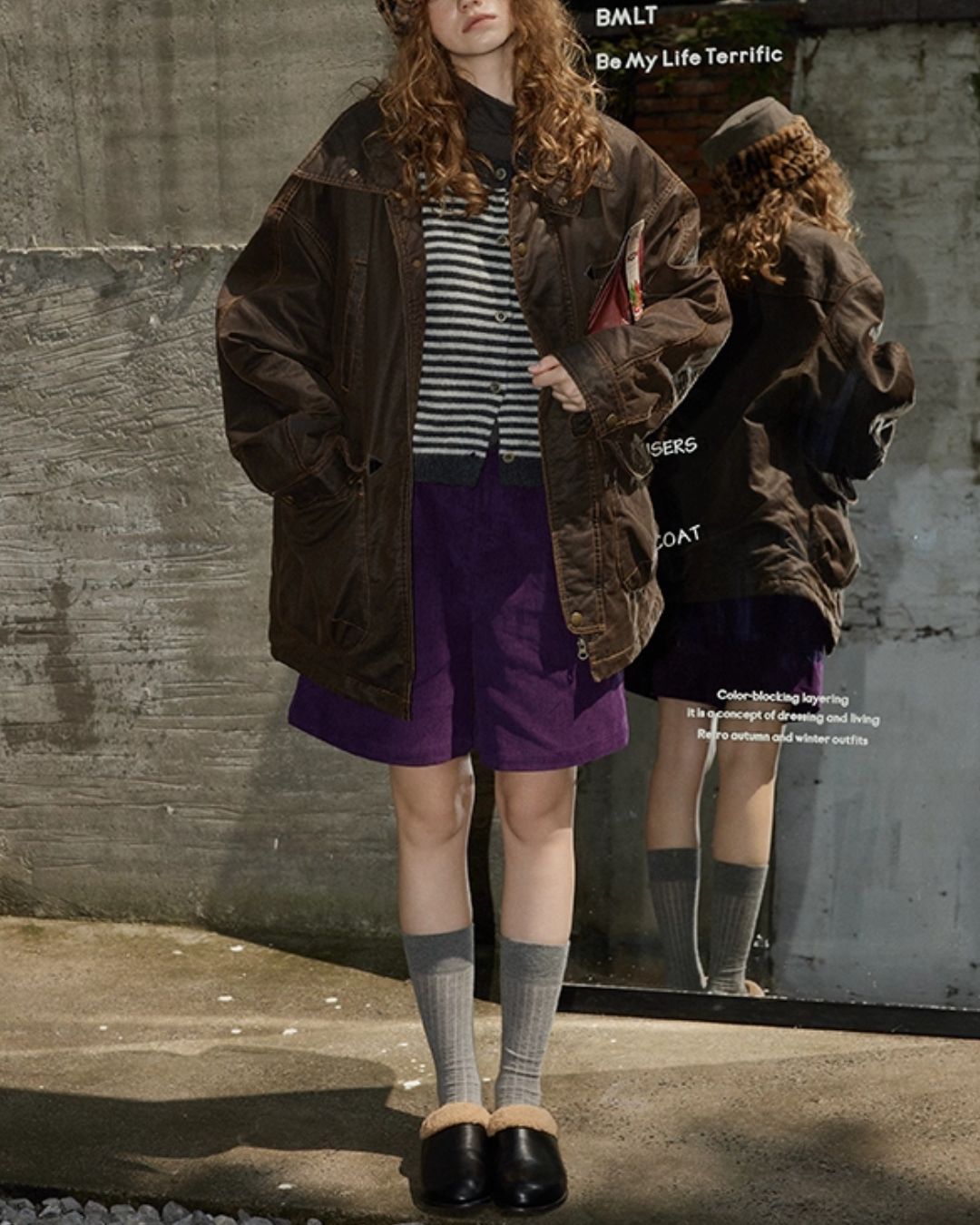 Retro Padded Work Jacket　JK046