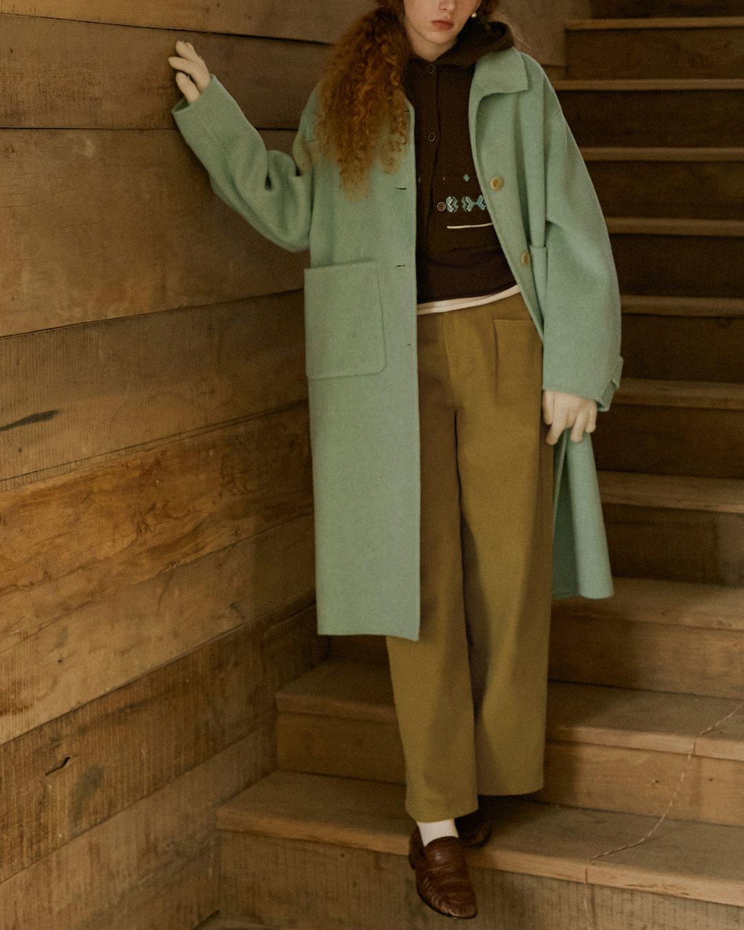 Double-faced Long Wool Coat　CT027