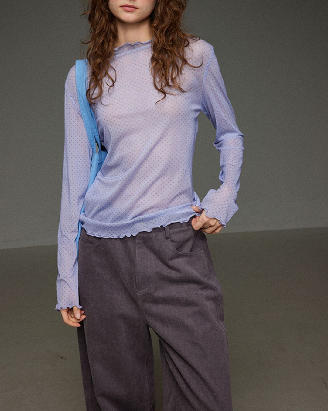 Sheer Dot Mellow Top　LT015
